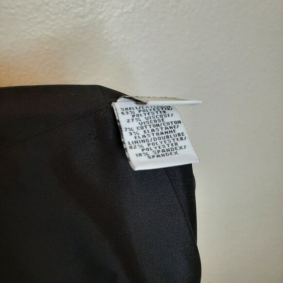 Diane Von Furstenberg Skirt Women Size 6 Black Straight Pencil Career Pull On - Picture 11 of 11